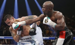 AP APTOPIX MAYWEATHER MAIDANA BOXING S BOX USA NV