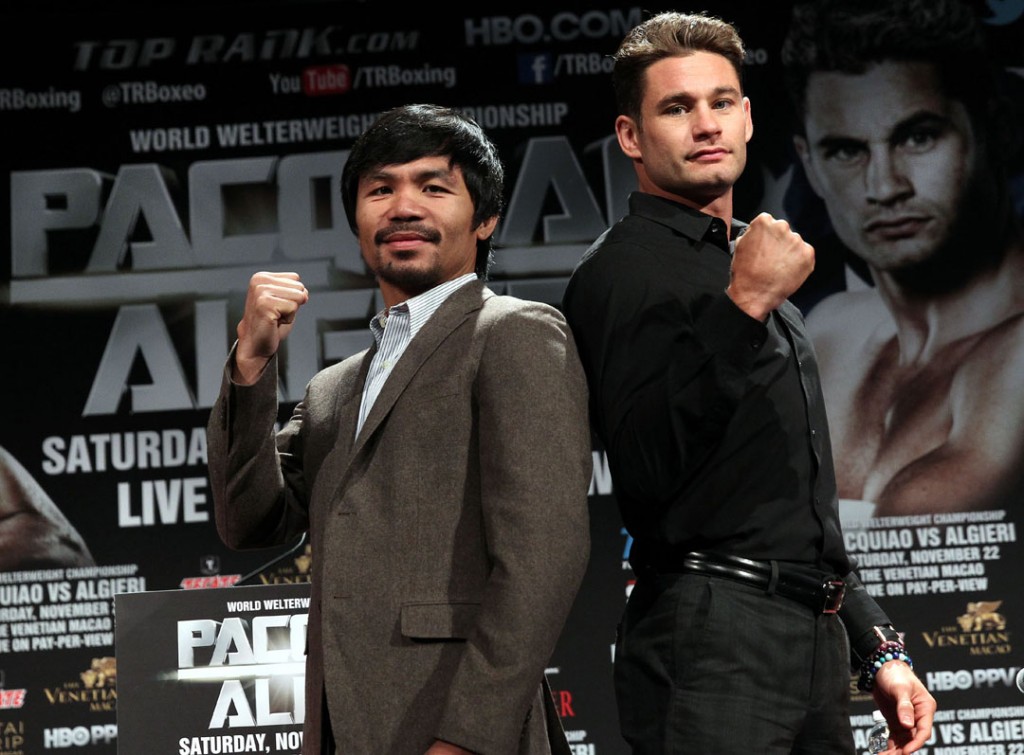 Pacquiao Algieri boxer