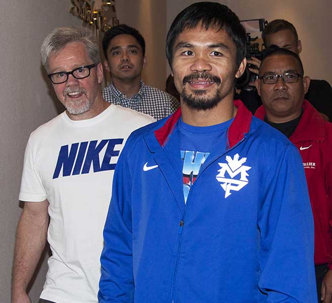 Pacquiao Mayweather who wins Roach