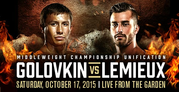 Lemieux Golovkin pesée combat