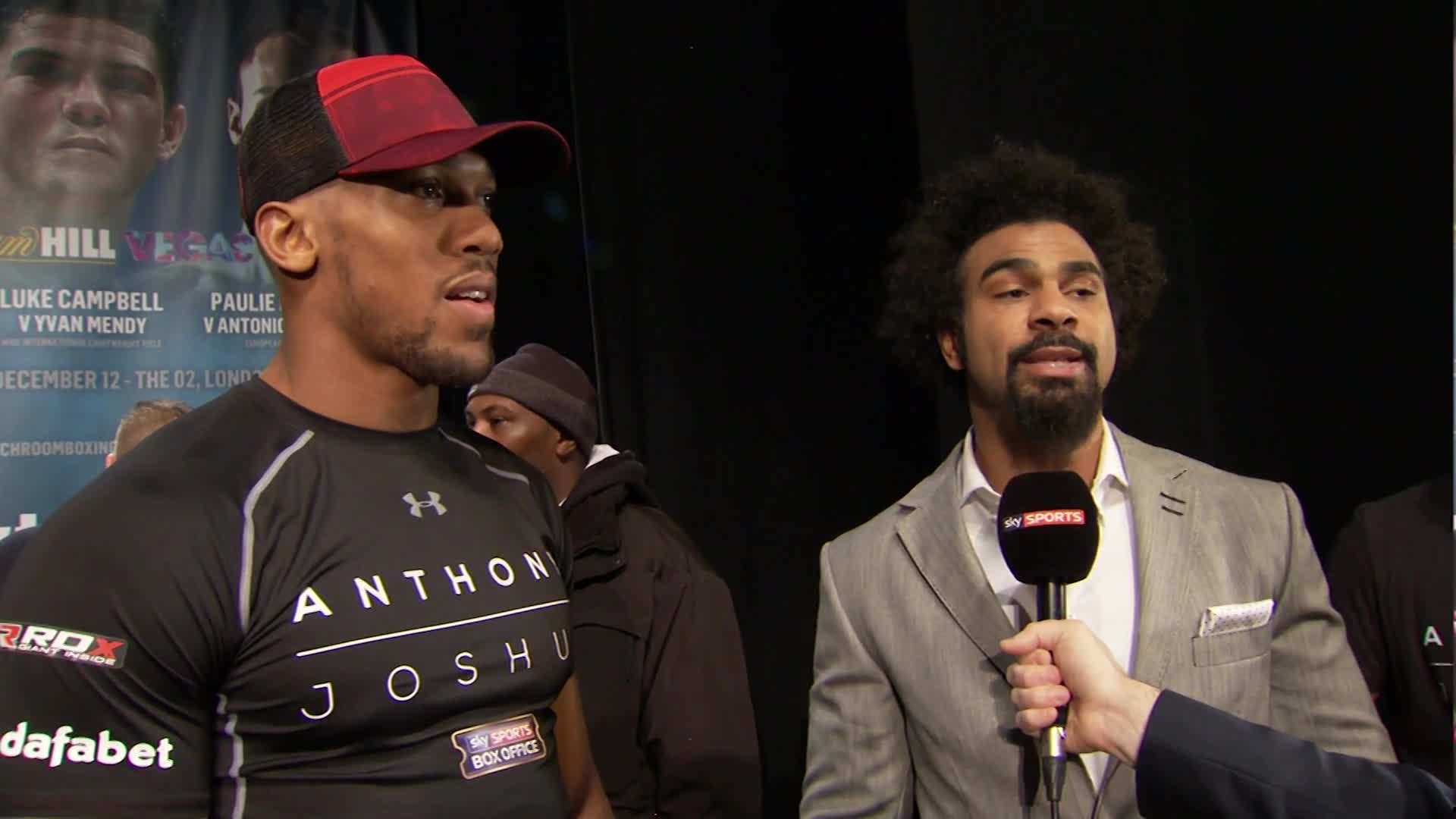 Anthony Joshua : « Moi, Tyson Fury et David Haye – Il faut que l’on s’affronte ! »
