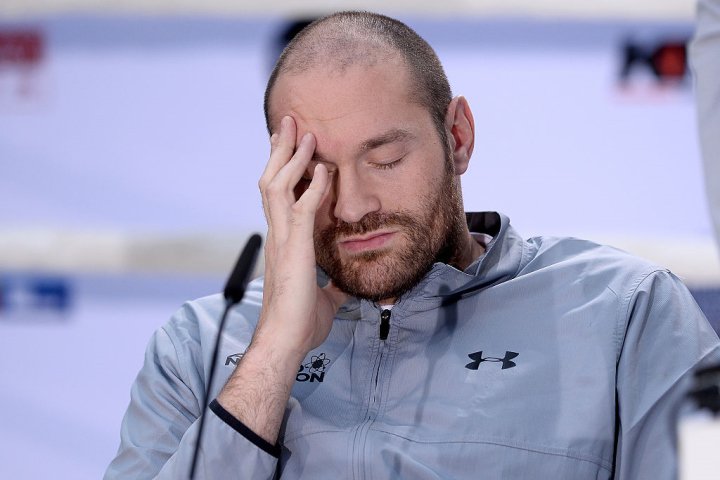 Tyson Fury testé positif à la cocaïne, En danger de perdre ses titres