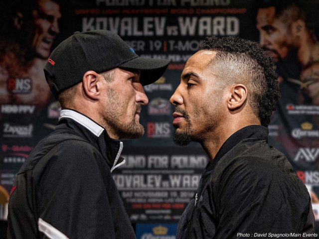 Kovalev à Ward : « Es-tu un gars ou une femme ? – Tu as peur enc*lé ! »
