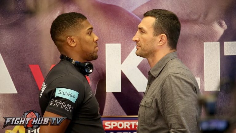 Joshua : « Klitschko ne me trouvera pas de lacunes, Je vise le knockout ! »