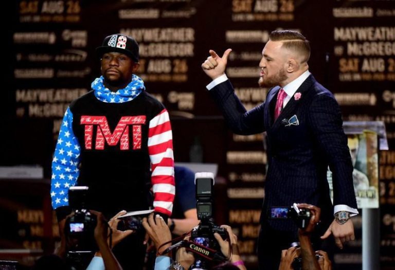 Conférence de presse : Mayweather et McGregor animés par la haine à Los Angeles