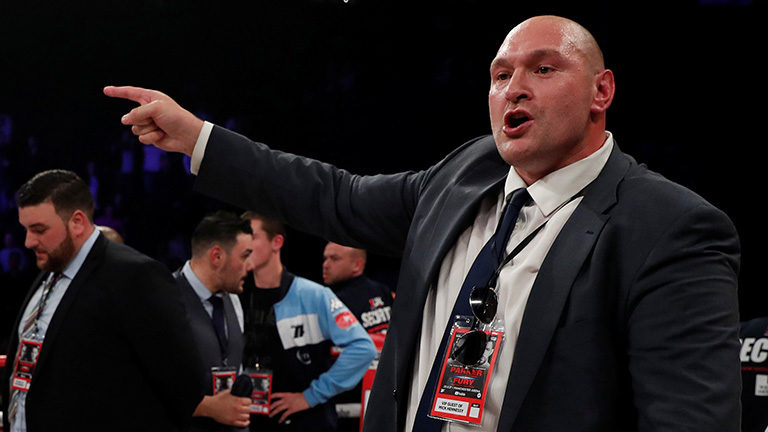 Tyson Fury : « Ma mission est de détruire Joshua et Wilder ! »