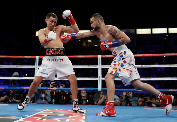 Gennady Golovkin passe le KO à Vanes Martirosyan au 2e round