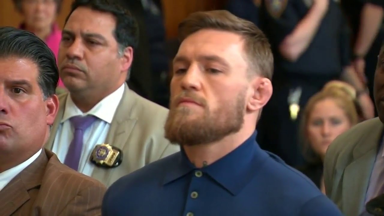 Conor McGregor reçoit sa sentence pour avoir attaqué un bus à l’UFC 223