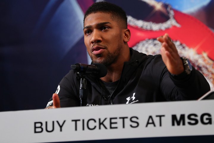 Anthony Joshua : « Fury je n’ai qu’à le mettre KO, Wilder je peux l’outboxer ! »