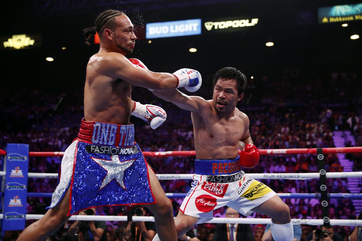 Manny Pacquiao bat Keith Thurman par décision partagée, Remporte le titre mondial WBA