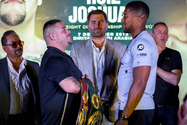 Anthony Joshua : « Je dois exposer un peu plus les faiblesses de Andy Ruiz ! »
