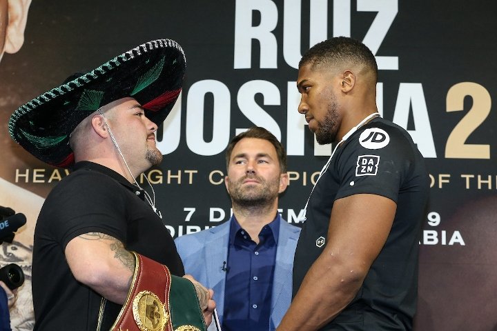 Tyson Fury : « Joshua et Ruiz sont des bums, Ils ne sont pas à mon niveau ! »