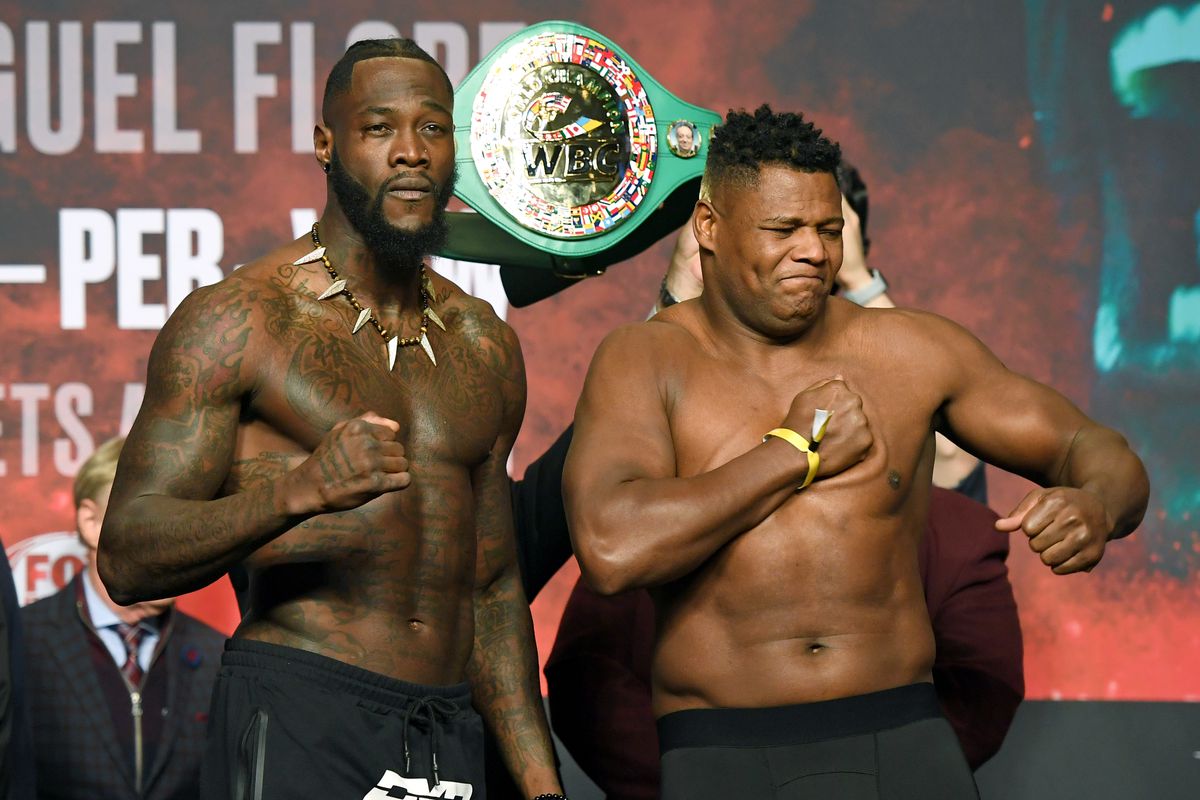 Deontay Wilder vs Luis Ortiz Pesée officielle Les Adeptes de la Boxe