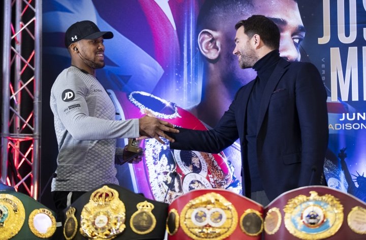 Eddie Hearn : « Le gagnant entre Wilder et Fury ne sera pas vu comme le #1, Joshua est le #1 ! »