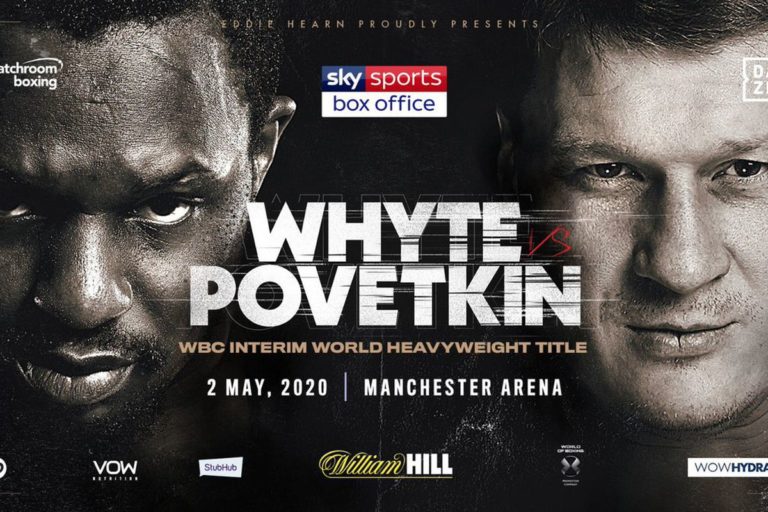 Dillian Whyte vs. Alexander Povetkin officiel, le 2 Mai à Manchester