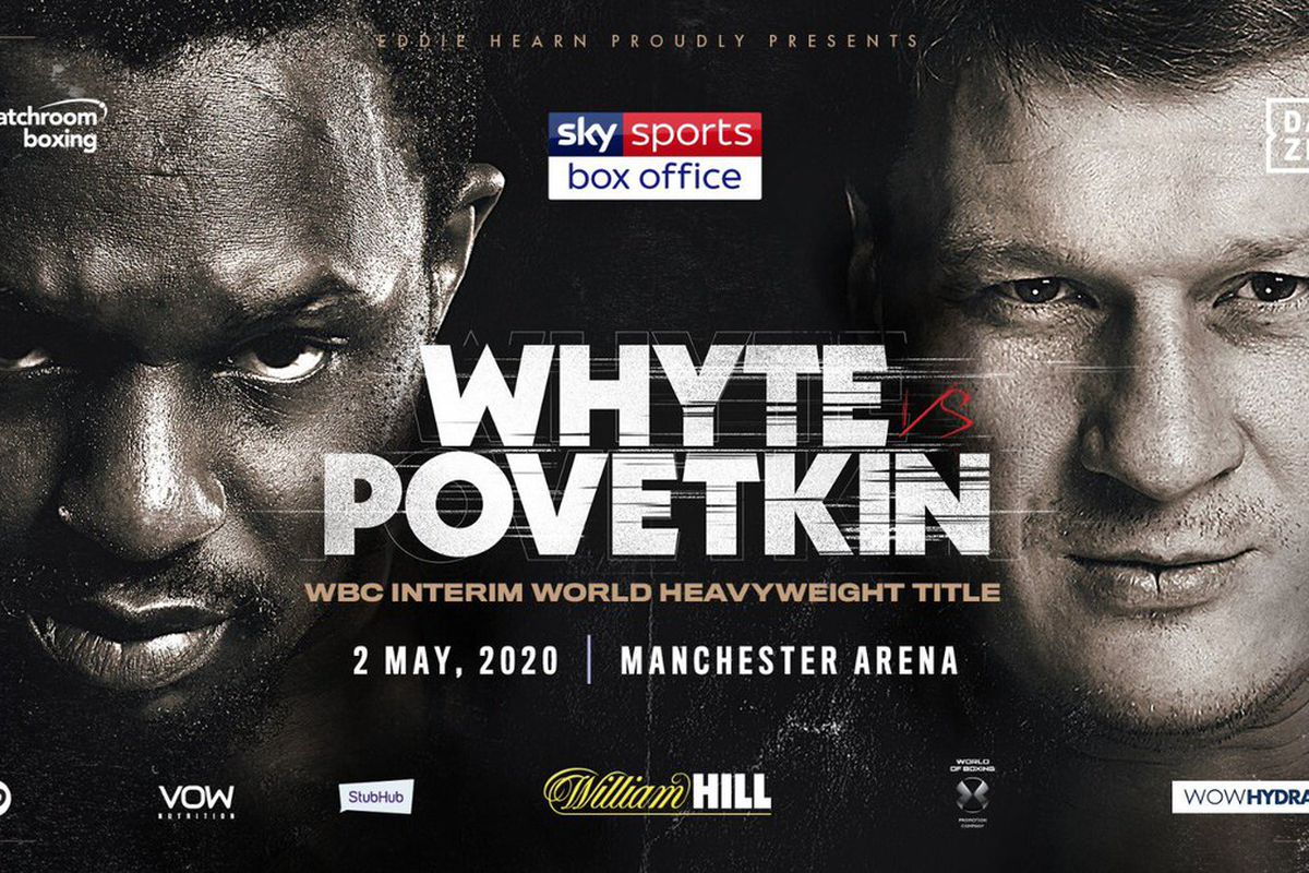 Dillian Whyte vs. Alexander Povetkin officiel, le 2 Mai à Manchester