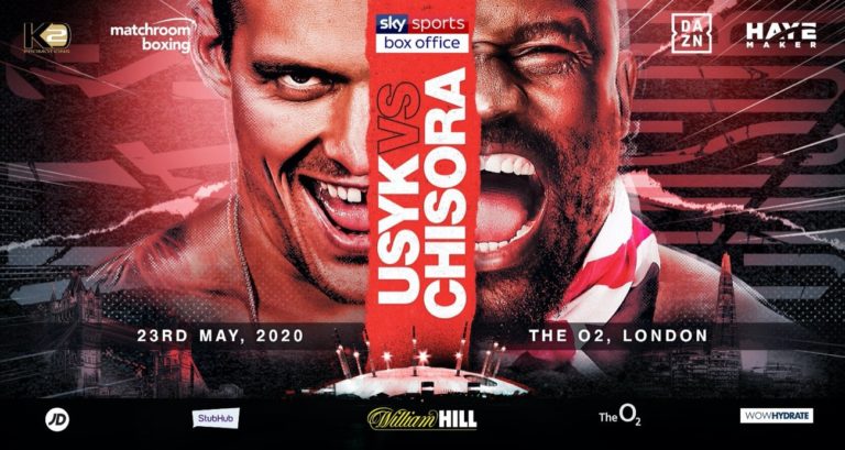 Oleksandr Usyk vs. Dereck Chisora officiel, le 23 Mai, à Londres