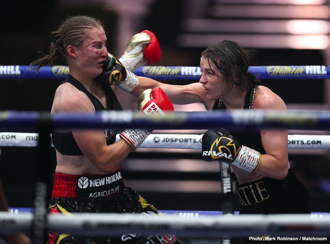 Katie Taylor défait Delfine Persoon par décision unanime dans le rematch