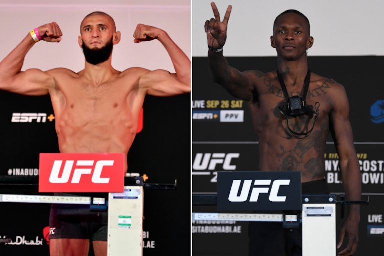 Khamzat Chimaev dit vouloir directement défier Israel Adesanya pour le titre des poids moyens