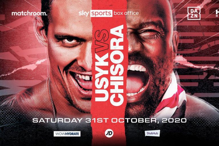 Oleksandr Usyk vs. Dereck Chisora officiel pour le 31 Octobre