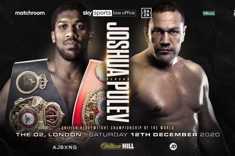 Anthony Joshua vs. Kubrat Pulev officiel, le 12 Décembre à Londres