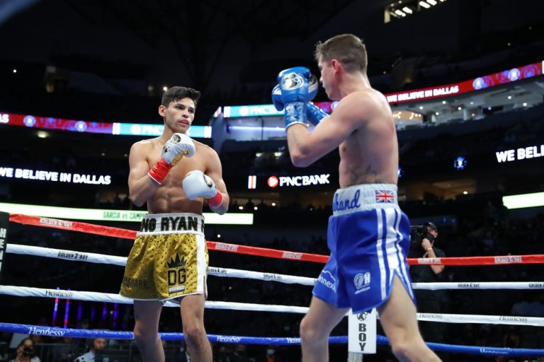 Ryan Garcia se remet d’une chute au tapis, Stoppe Luke Campbell au 7e round