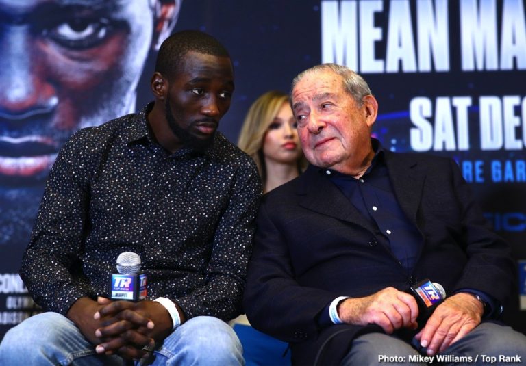 Bob Arum veut que Terence Crawford affronte le gagnant du combat Taylor vs. Ramirez, en Automne