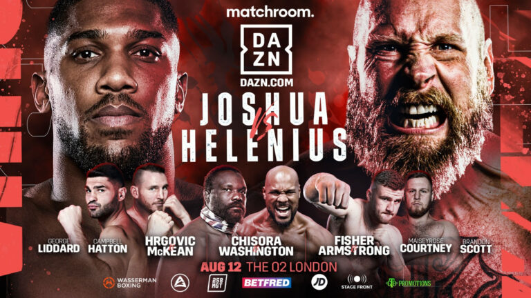 Anthony Joshua réagit au scénario qui consiste à affronter Robert Helenius, le 12 Août à Londres