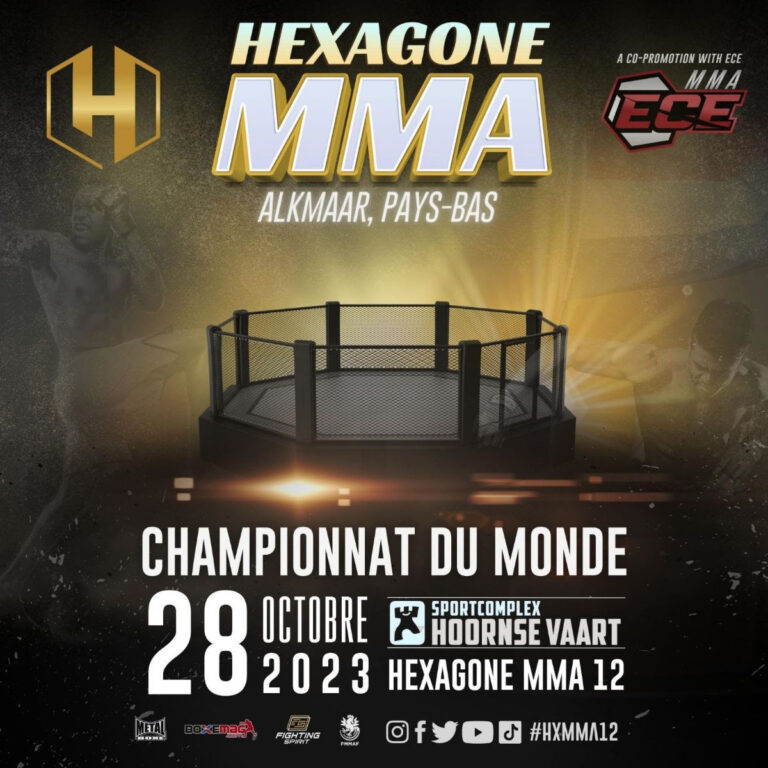HEXAGONE MMA 12 : Première défense de titre pour Prince Aounallah, un choc de poids lourds programmé à Alkmaar le 28 Octobre 2023