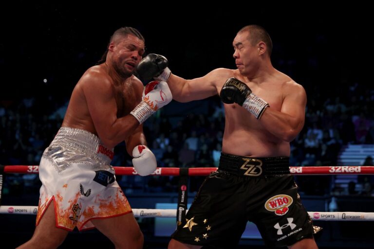 Zhilei Zhang défait Joe Joyce par KO au 3e round à Londres
