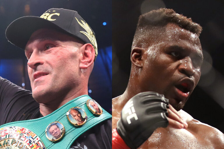 Francis Ngannou clarifie ses propos sur la tricherie concernant les gants de Tyson Fury
