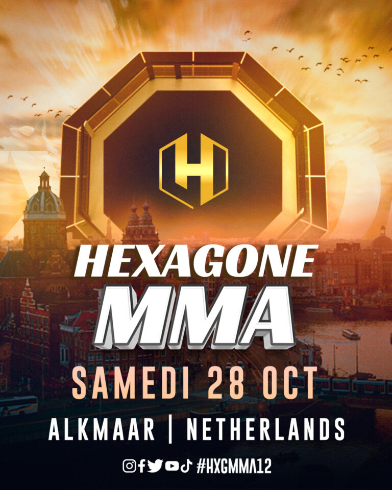 Prince Aounallah, Paris IdF, Sur HEXAGONE MMA 12 à Alkmaar le 28 Octobre 2023