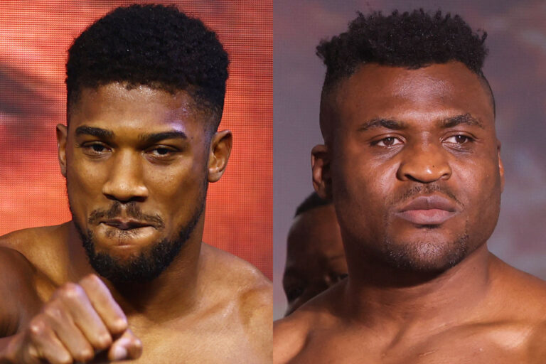 Anthony Joshua accepte d’affronter Francis Ngannou le 23 Décembre : « Pas de problème ! »