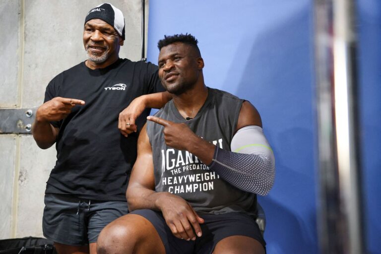 Mike Tyson réagit au classement de Francis Ngannou dans le Top 10 mondial