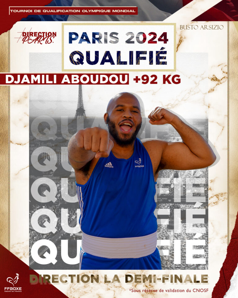 Djamili Aboudou bat Alexis Barrière et se qualifie pour les Jeux Olympiques de Paris