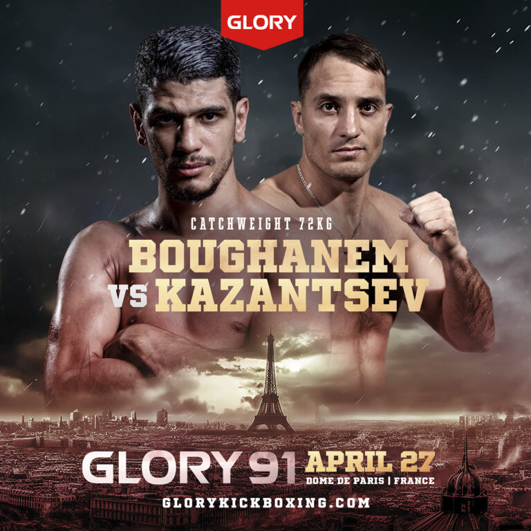 GLORY 91 : La légende Youssef Boughanem va enflammer le Dôme de Paris