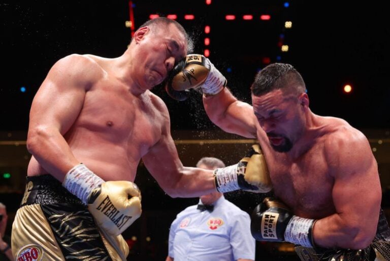 Joseph Parker bat Zhilei Zhang par décision majoritaire