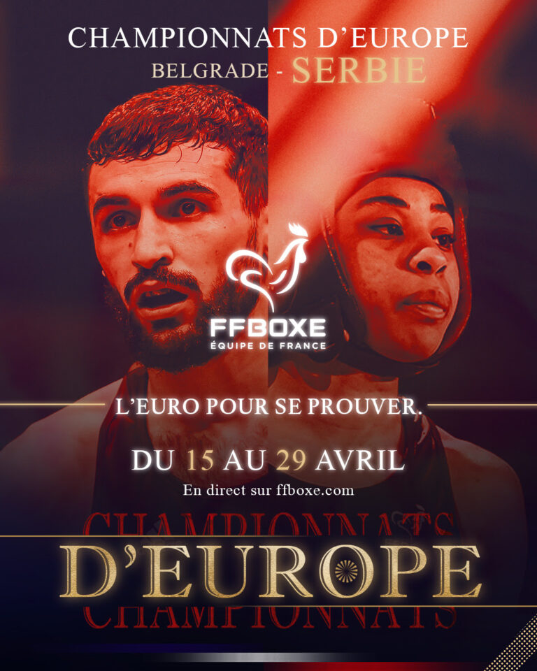 Championnats d’Europe Élite : Du 19 au 29 Avril à Belgrade