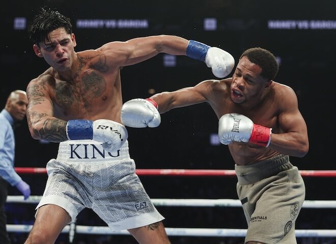 Ryan Garcia banni pour un an, Devin Haney retrouve sa fiche parfaite