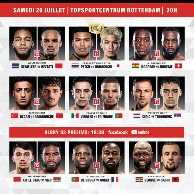Deux Français sur la carte du GLORY 93
