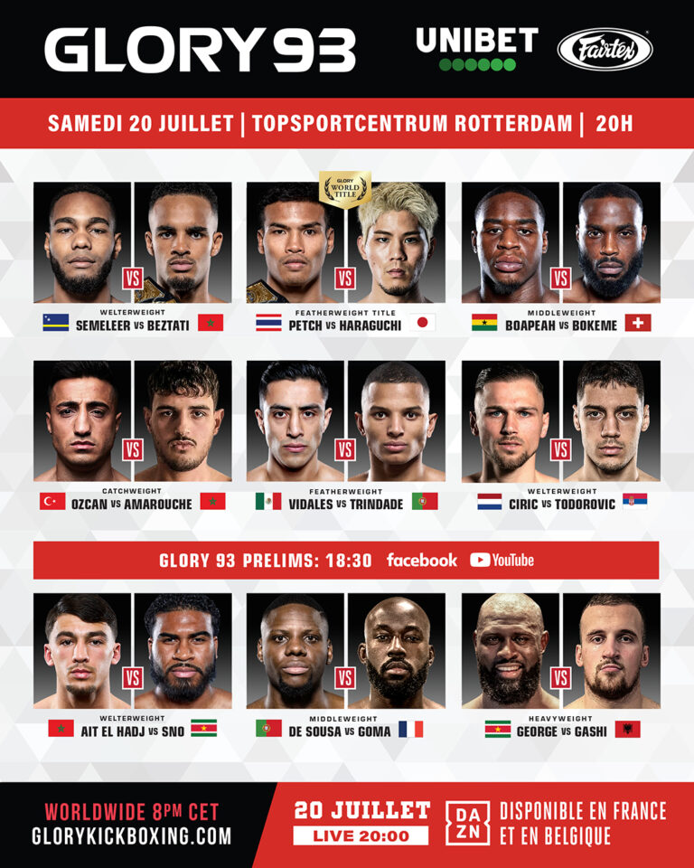 Deux Français sur la carte du GLORY 93