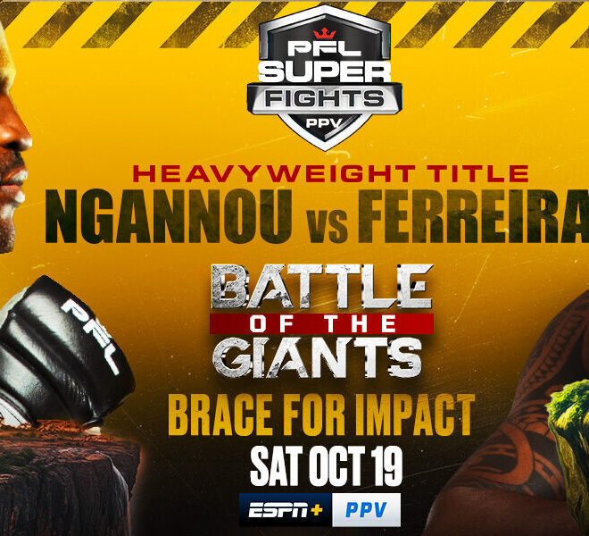 Le PFL présente Francis Ngannou vs. Renan Ferreira le 19 Octobre