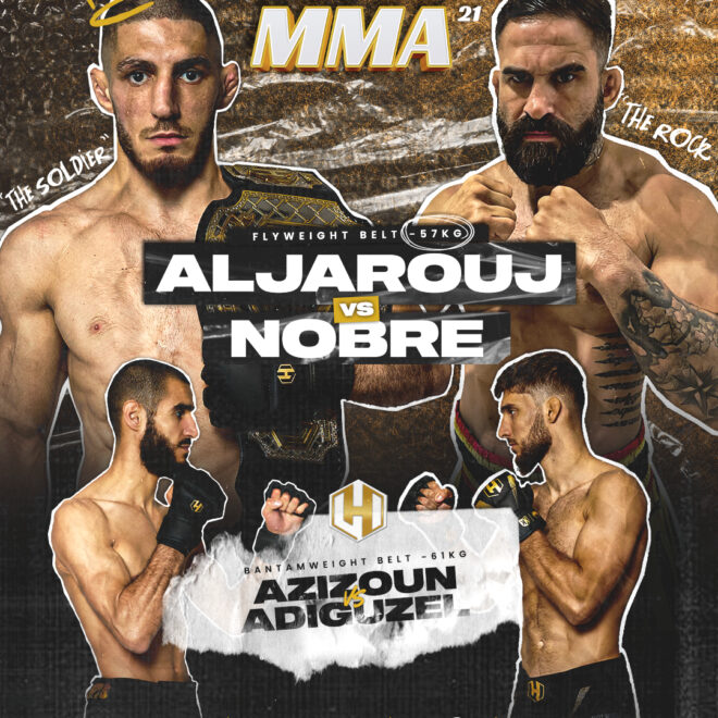 HEXAGONE MMA 21 : Aljarouj conserve sa ceinture, Adiguzel nouveau champion poids coqs