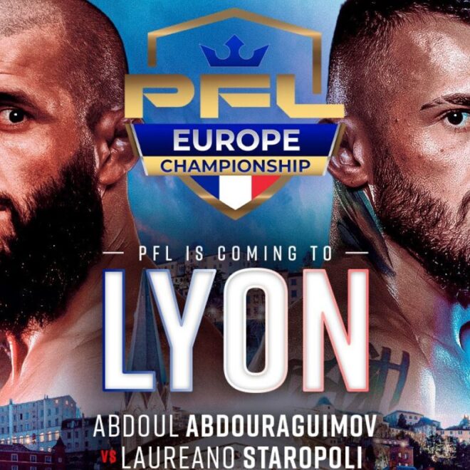 Carte complète du PFL Europe Championship Lyon du 14 Décembre à la LDLC Arena