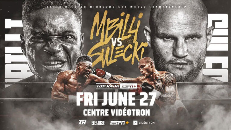 Christian Mbilli vs. Maciej Sulecki : Date, heure de début, chaîne de télévision et diffusion en direct