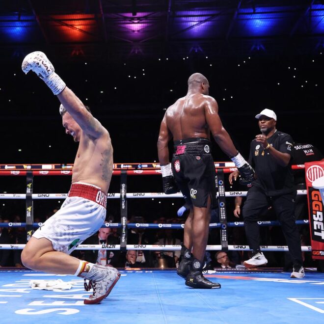 Oleksandr Usyk bat Daniel Dubois par KO au 5e round et fait l’histoire