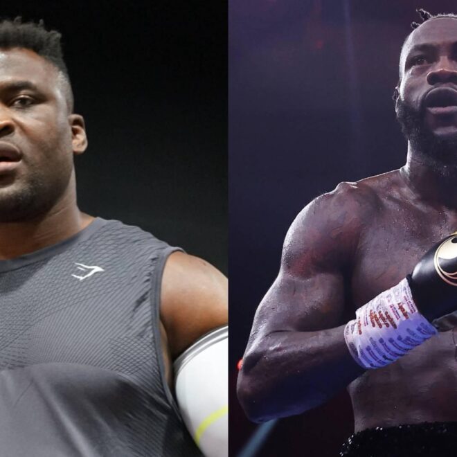 Francis Ngannou cible Deontay Wilder pour son prochain combat