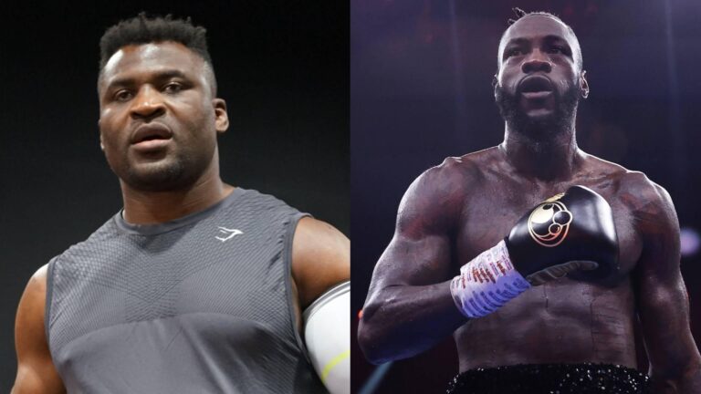 Francis Ngannou cible Deontay Wilder pour son prochain combat
