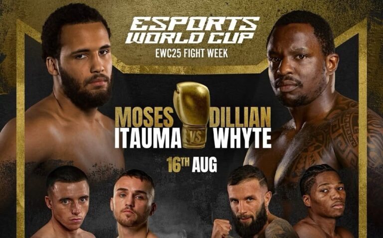 Moses Itauma vs. Dillian Whyte : Date, Sous-carte, Horaires d’entrée, Diffusion, Dernières actualités, Cotes de paris