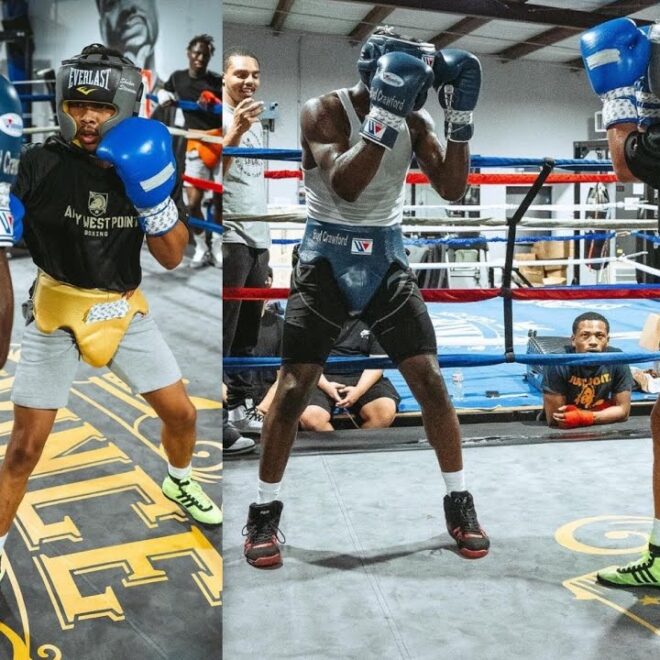 Terence Crawford fait du sparring avec Shakur Stevenson à l’approche de son combat contre Canelo Alvarez